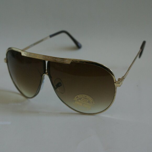 NWOT TruVintage Classic Sports Aviator w/SUN DIAMOND top bar gradient sunglasses - Picture 3 of 11
